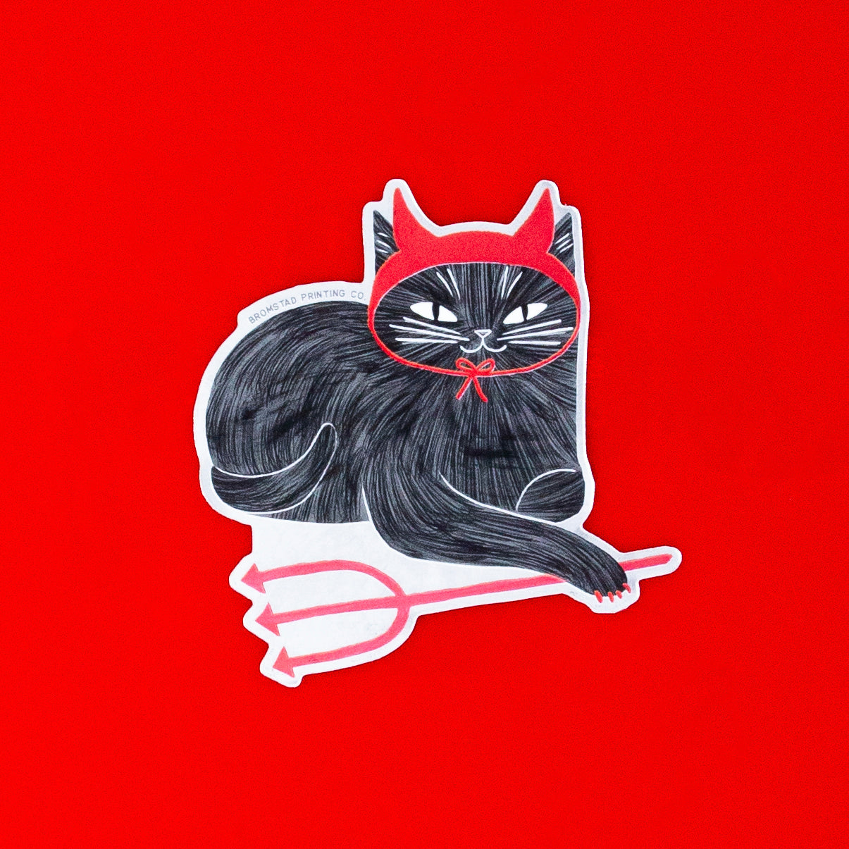 Devil Cat Sticker