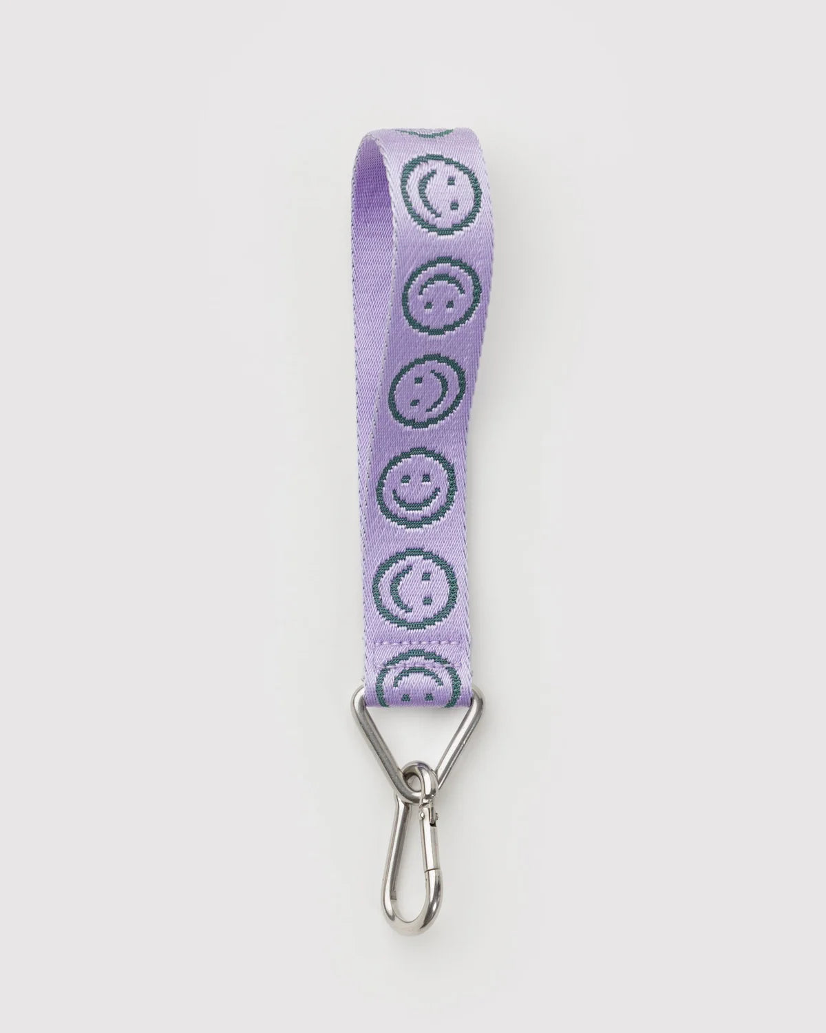 Lilac Happy Logo Keychain