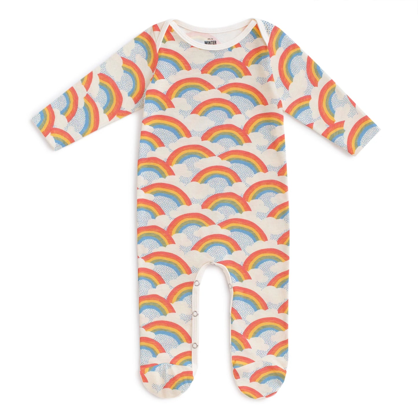 Rainbow Footed Romper