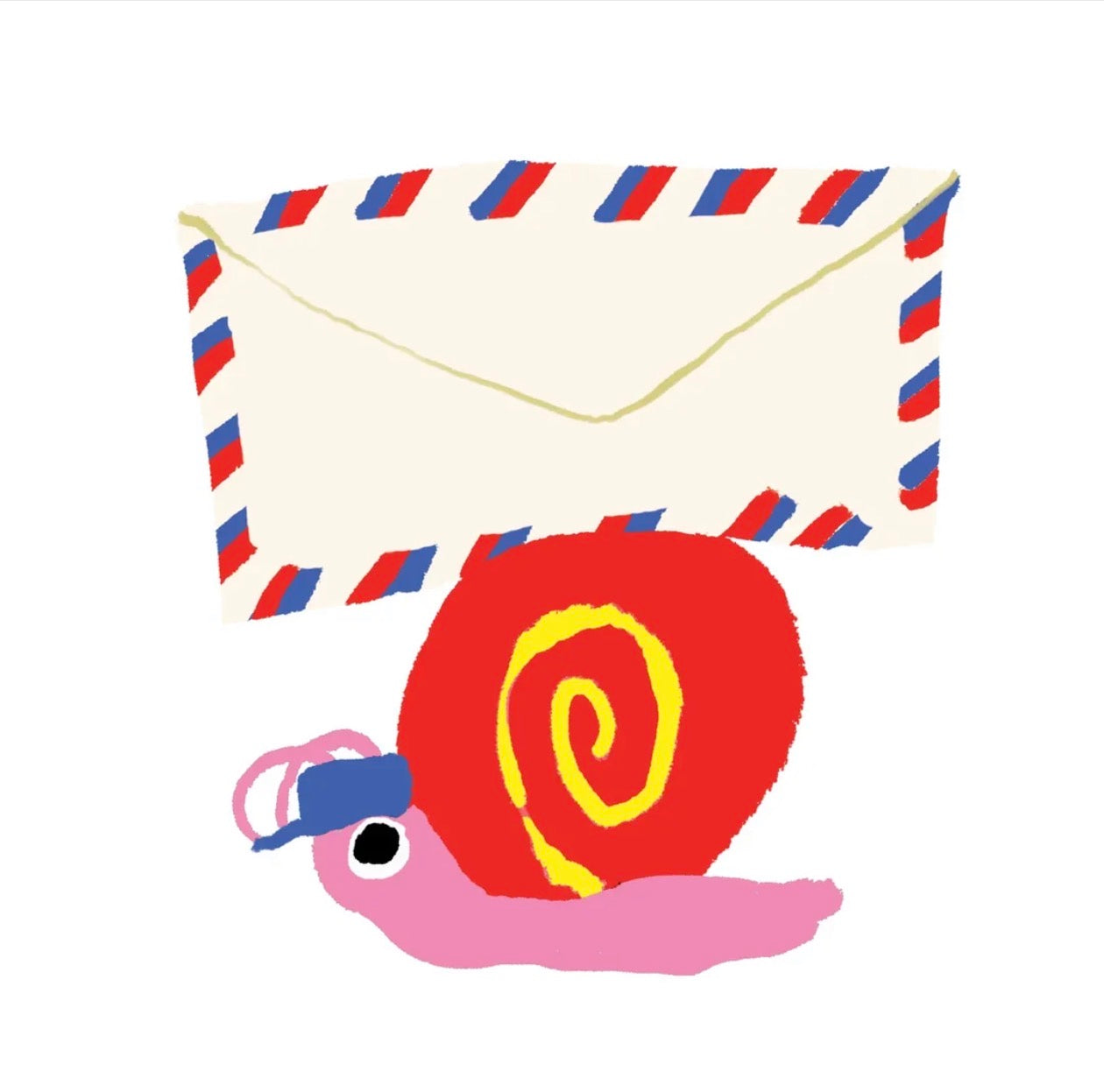 Snail and Mail Sticker