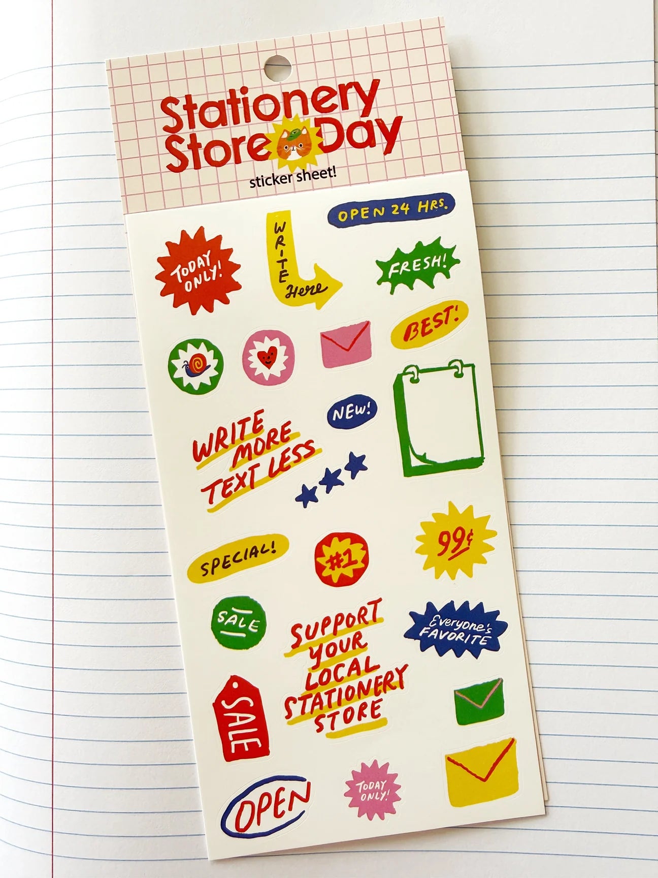 Pop Signs Sticker Sheet