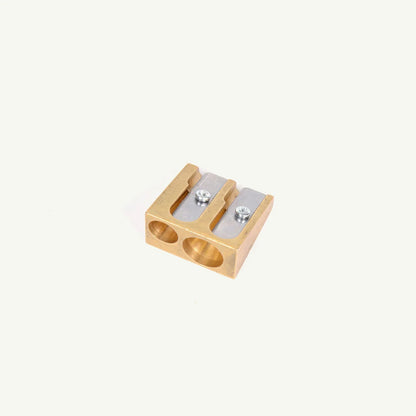 Brass Sharpener | Wedge Double