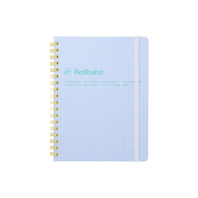 Rollbahn Spiral Bound Notebook Scuola, L | Light Blue