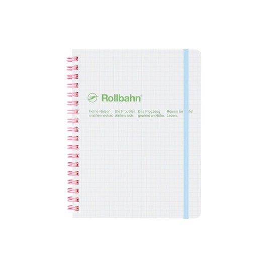 Rollbahn Spiral Bound Notebook Scuola, Pocket | White