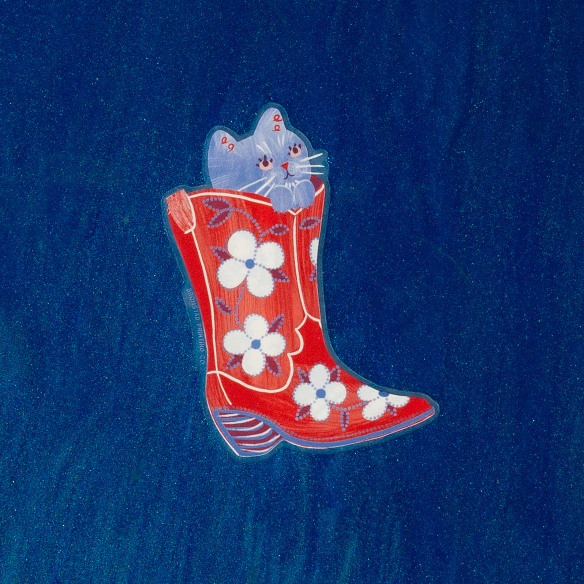 Cowboy Cat Sticker