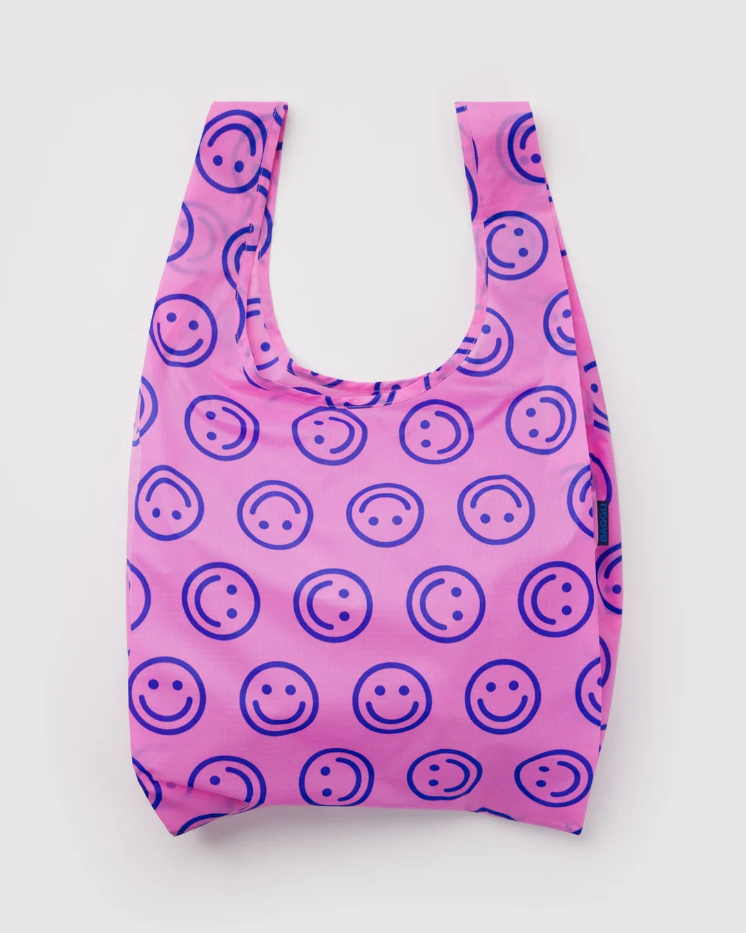 Pop Pink Happy Standard Baggu