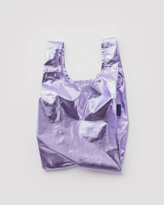 Lavendar Metallic Baby Baggu