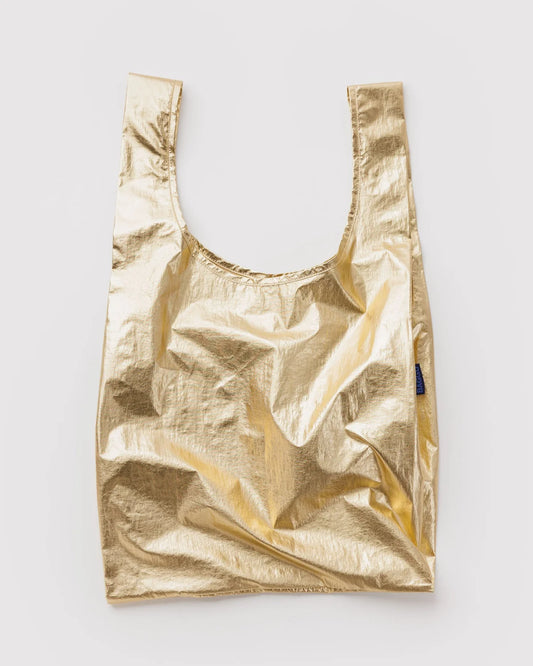 Gold Metallic Standard Baggu