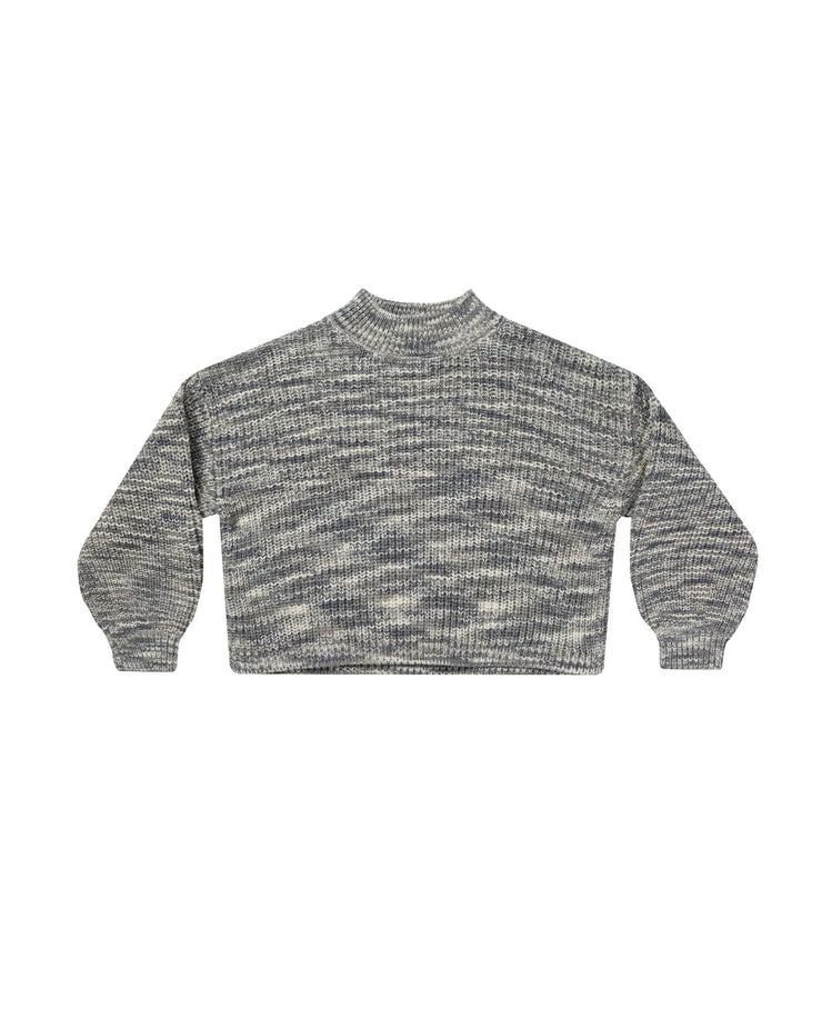 knit sweater | heathered slate