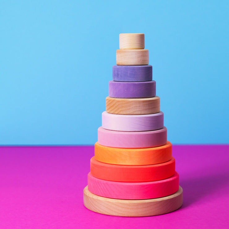 Conical Tower | Neon Pink