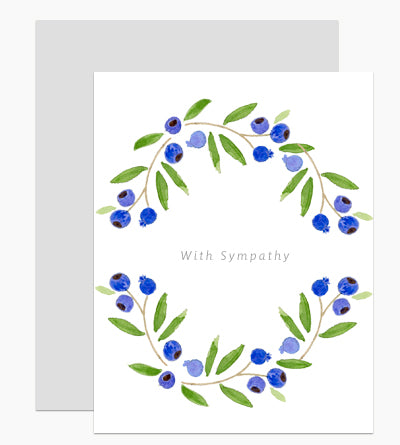 Blueberry Sympathy Wreath