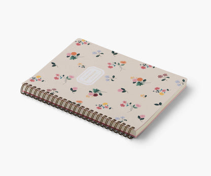 Ditsy Dahlia Spiral Notebook