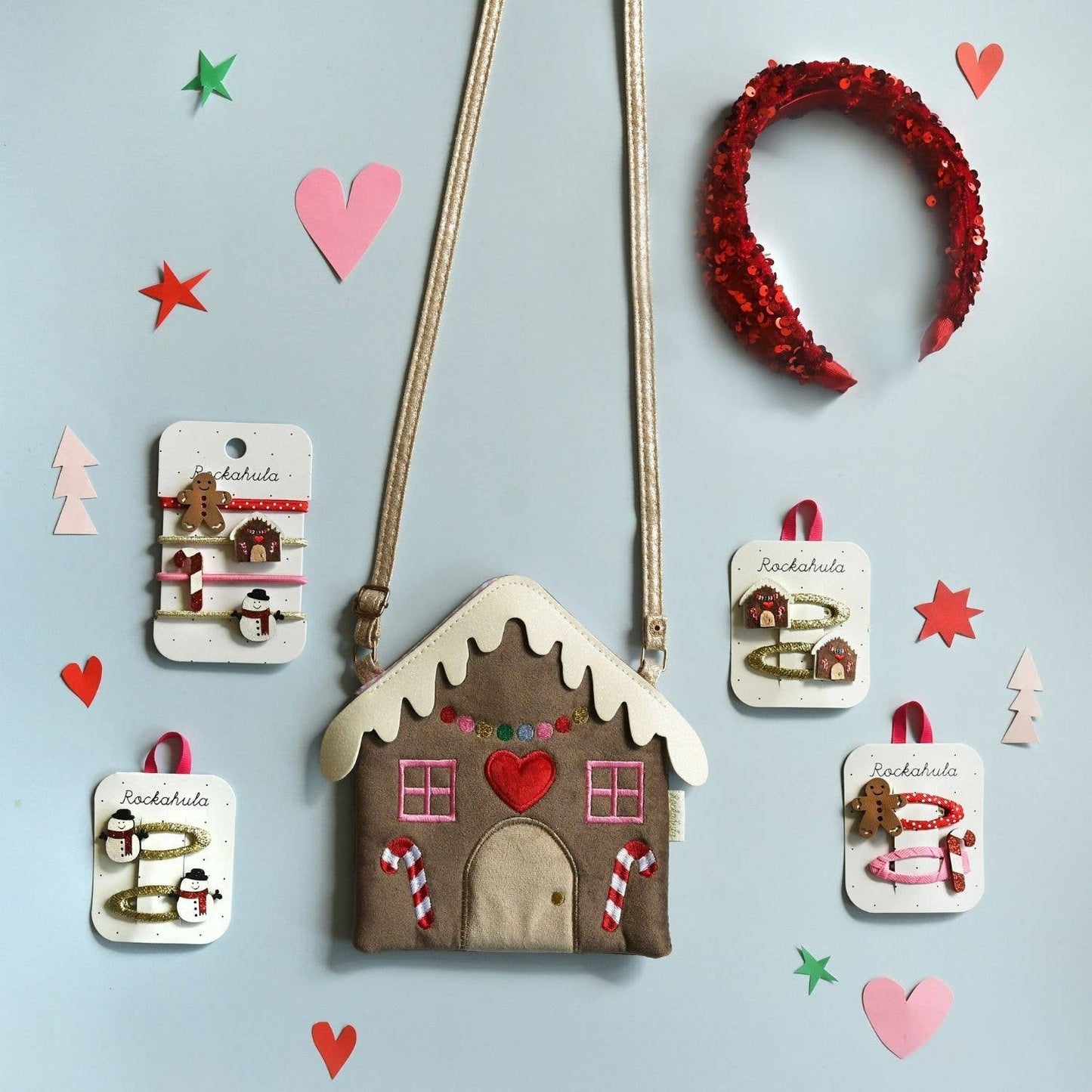 Jolly Gingerbread Man Clips