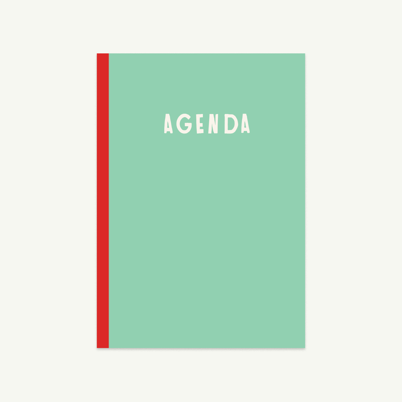 Agenda - Undated: Cream