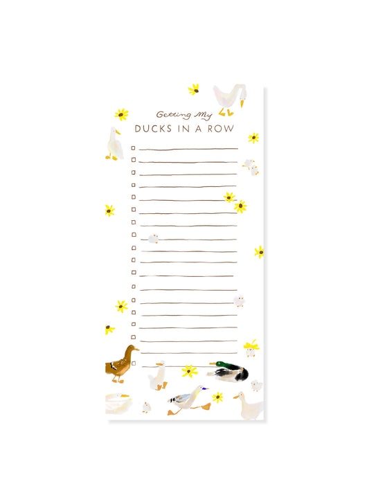 Ducks in a Row Listpad