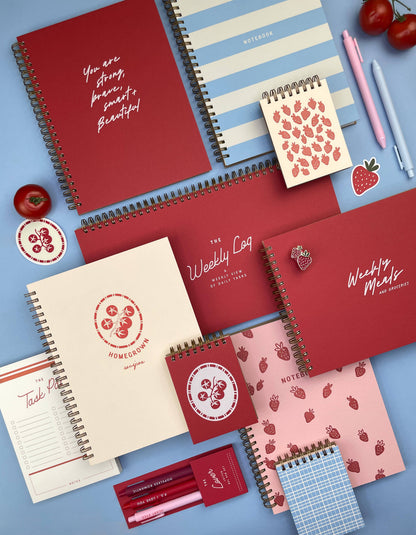 Tomato Vine Mini Jotter Notebook