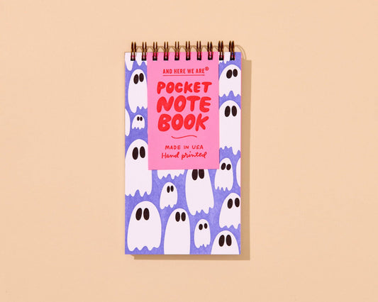Ghosts Letterpress Small Notebook