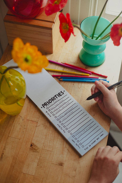 Priorities Notepad