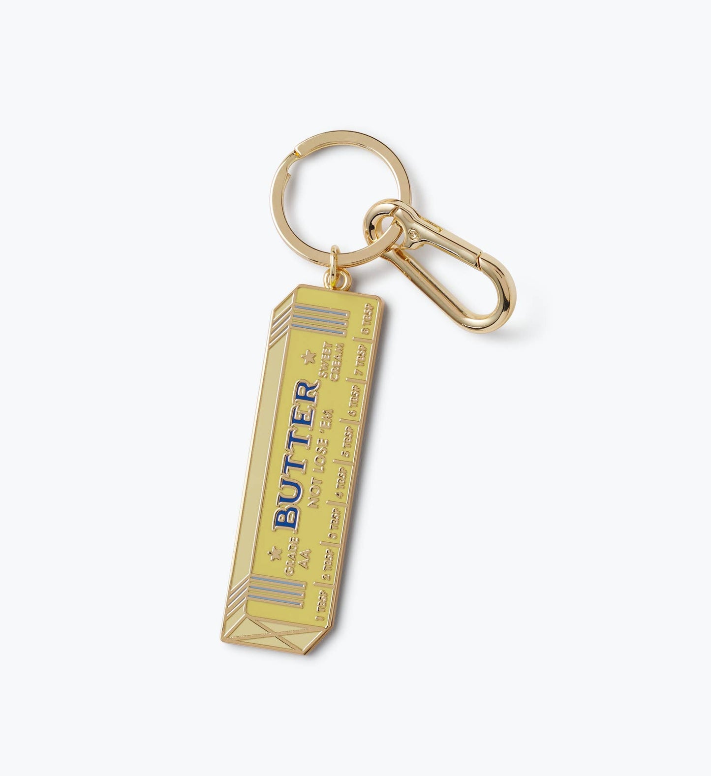 Butter Not Lose 'Em Enamel Keychain