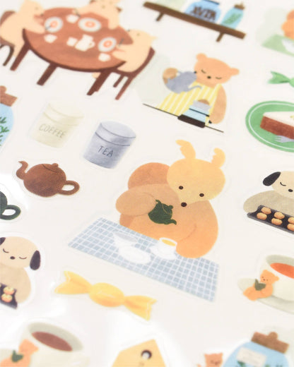 Clear Sticker Sheet | Tea Time