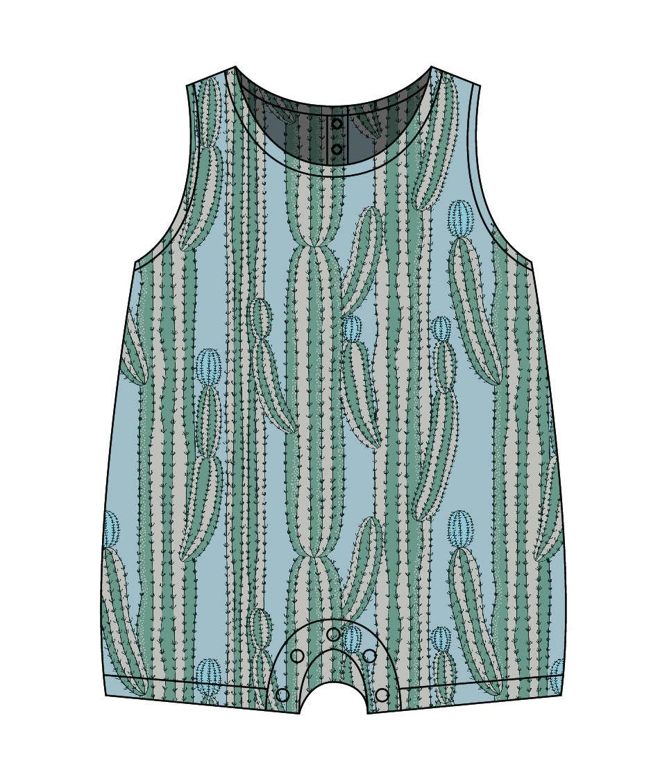 Blooming Saguaro Bamboo Blend Coverall