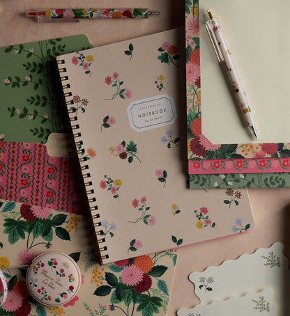 Ditsy Dahlia Spiral Notebook