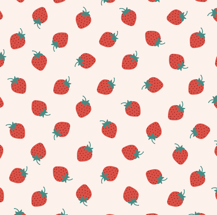 Strawberry Print Footie Sleeper