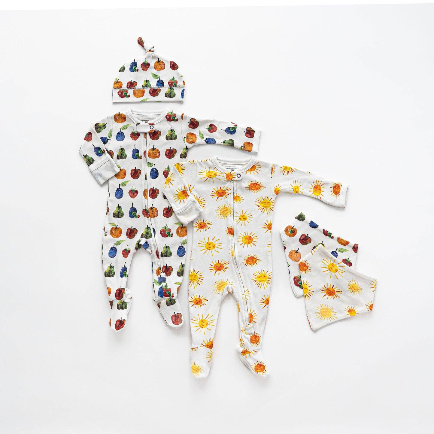 Fruit Organic Zipper Footie
