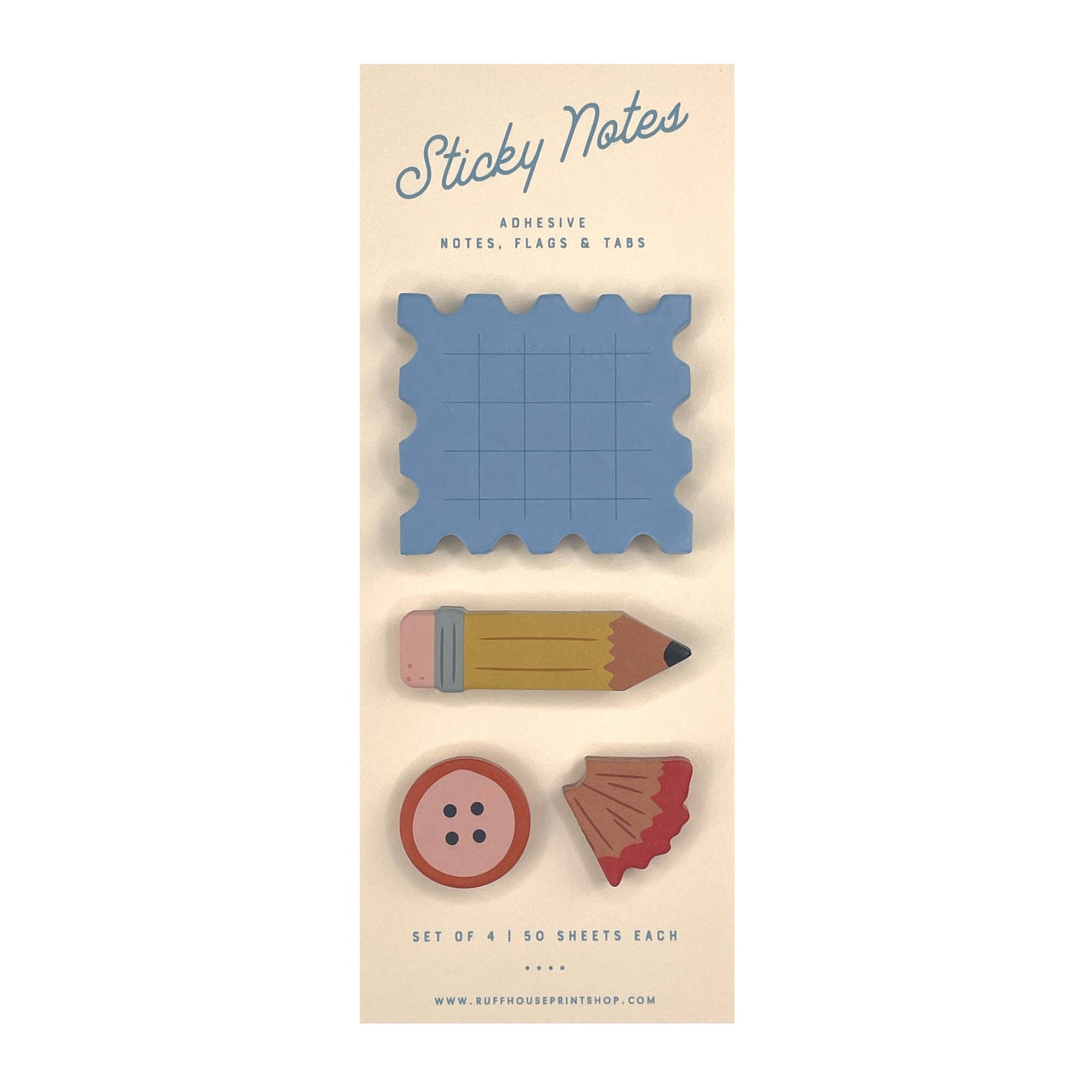 Stamp Sticky Note Set | Page Flags and Tabs