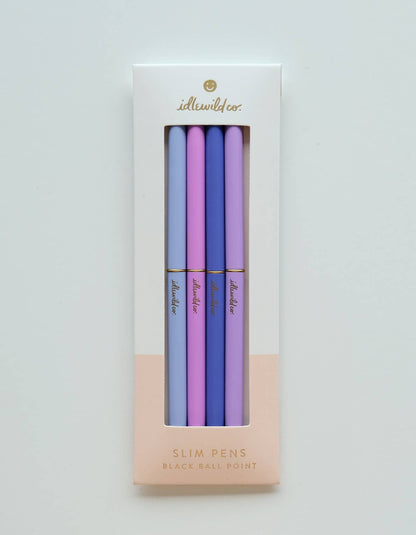 Slim Pens Set of Four | Spectrum Violets