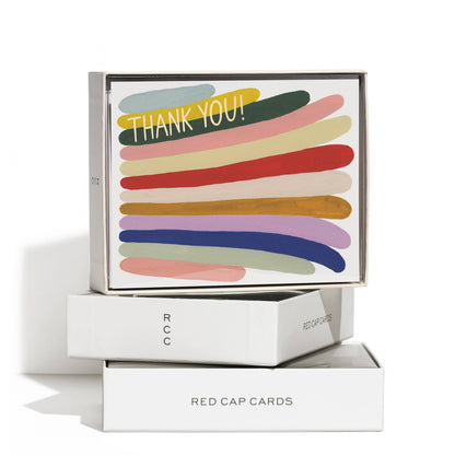 Rainbow Stripes Thanks | Boxed Set