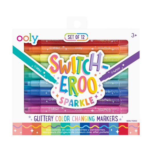 Switch-eroo!: Sparkle Glittery Color-Changing Markers