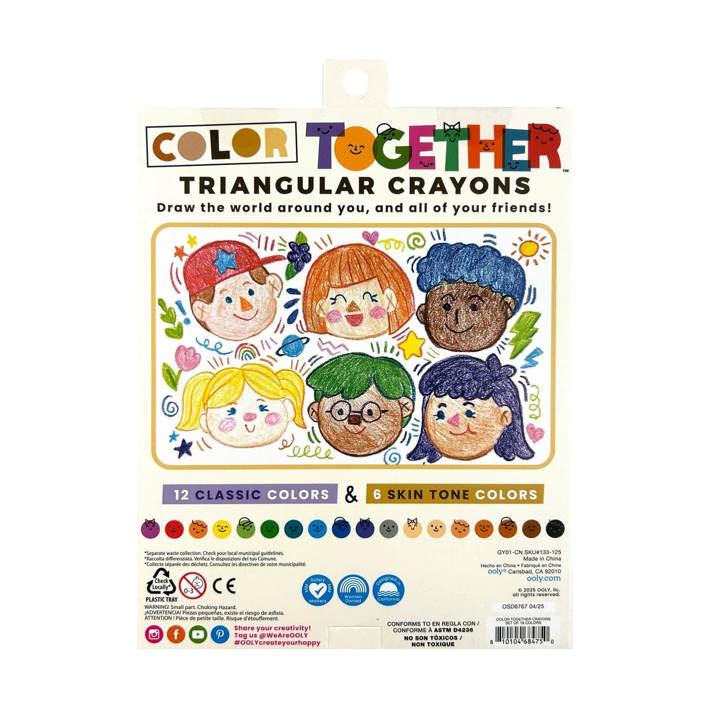 Color Together Triangular Crayons