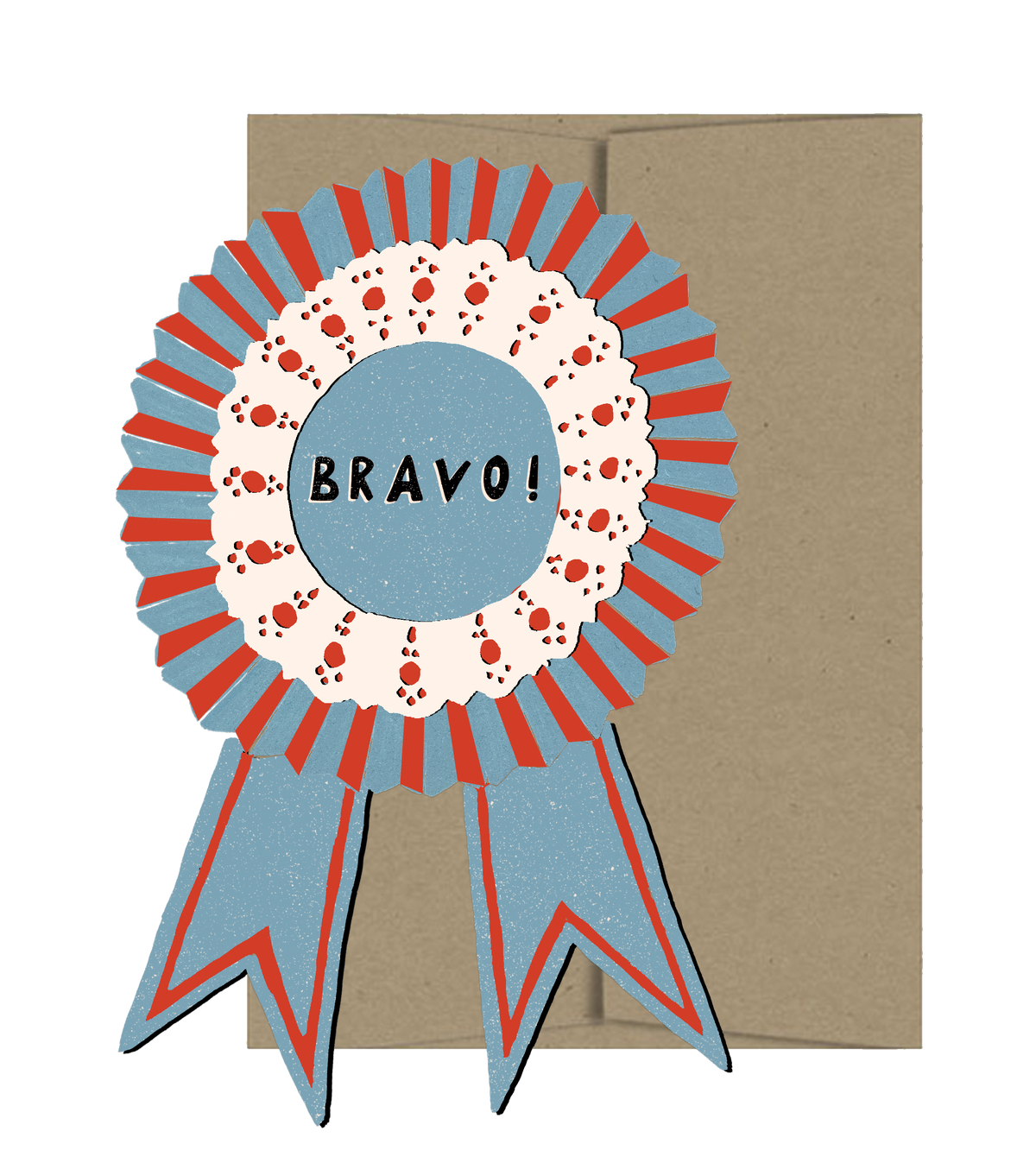 Bravo Medallion Die Cut Card