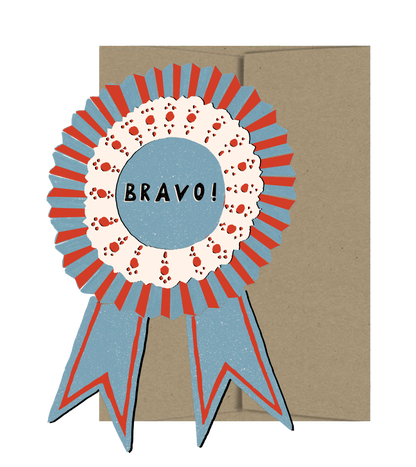 Bravo Medallion Die Cut Card