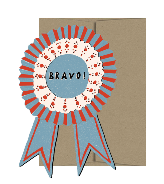 Bravo Medallion Die Cut Card