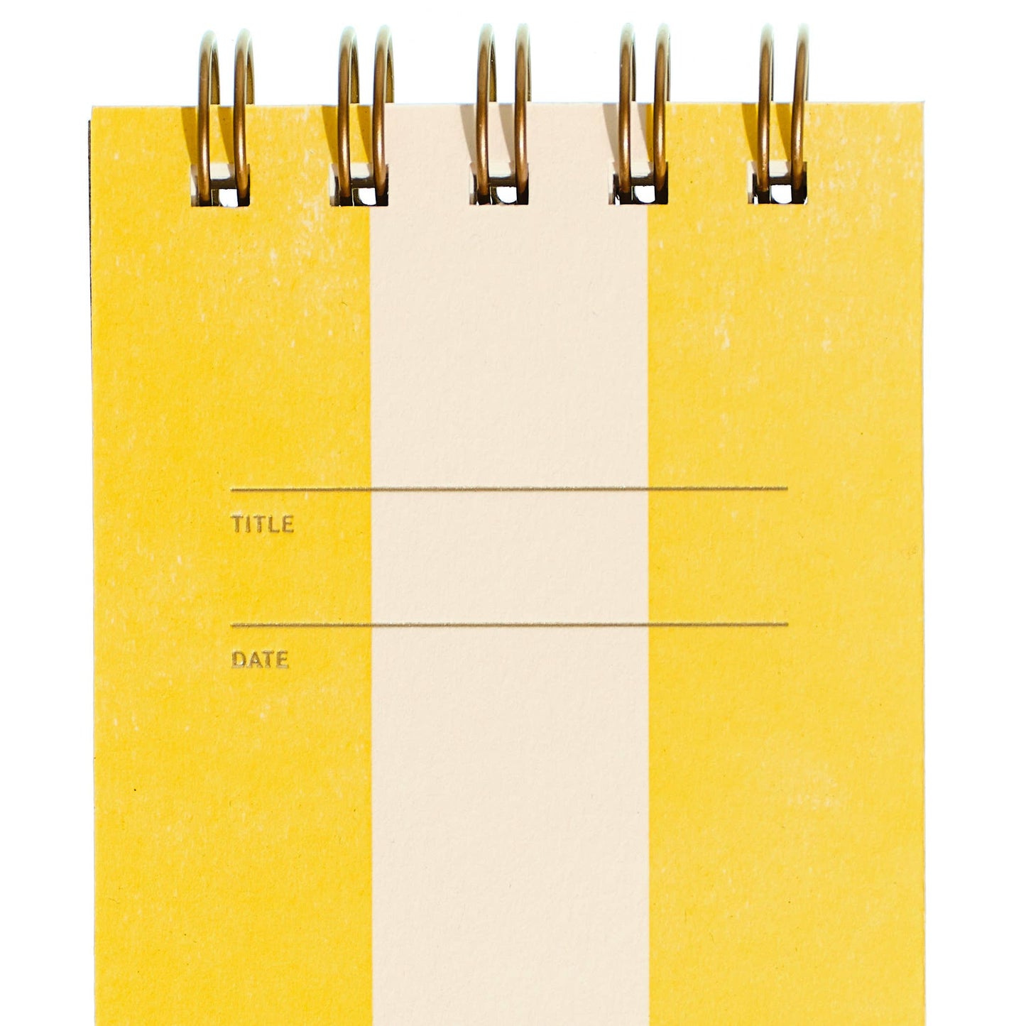 Reporter Notebook | Yellow Stripe