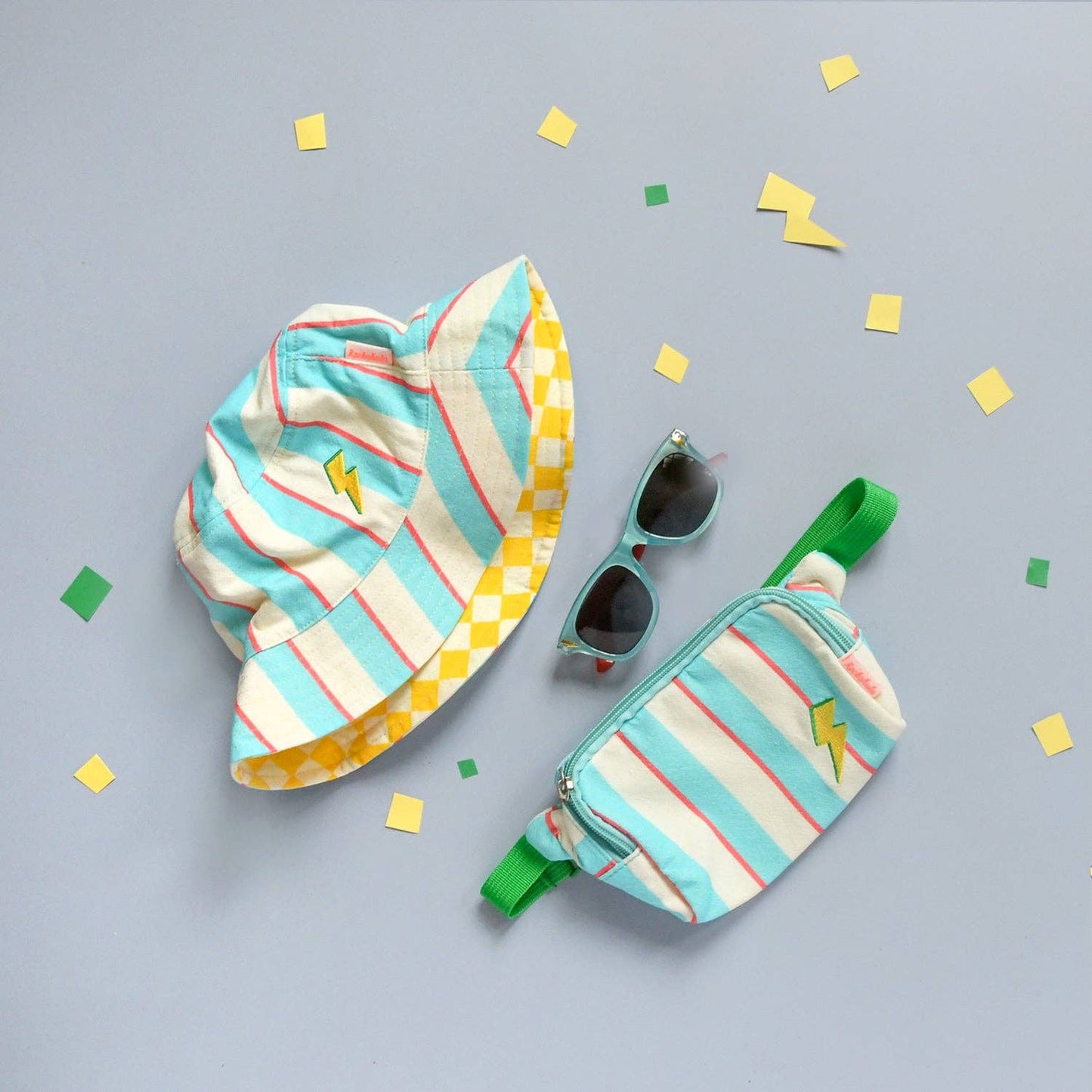 Lightning Stripe Bum Bag