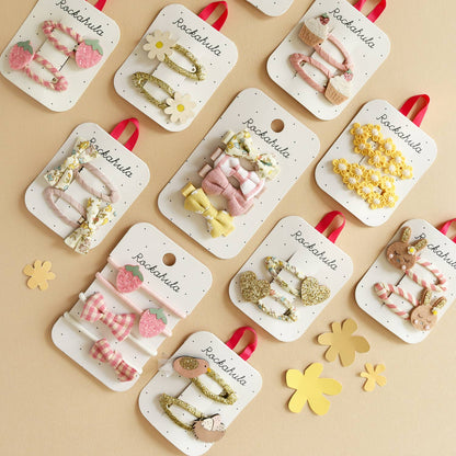 Stripy Bunny Clips
