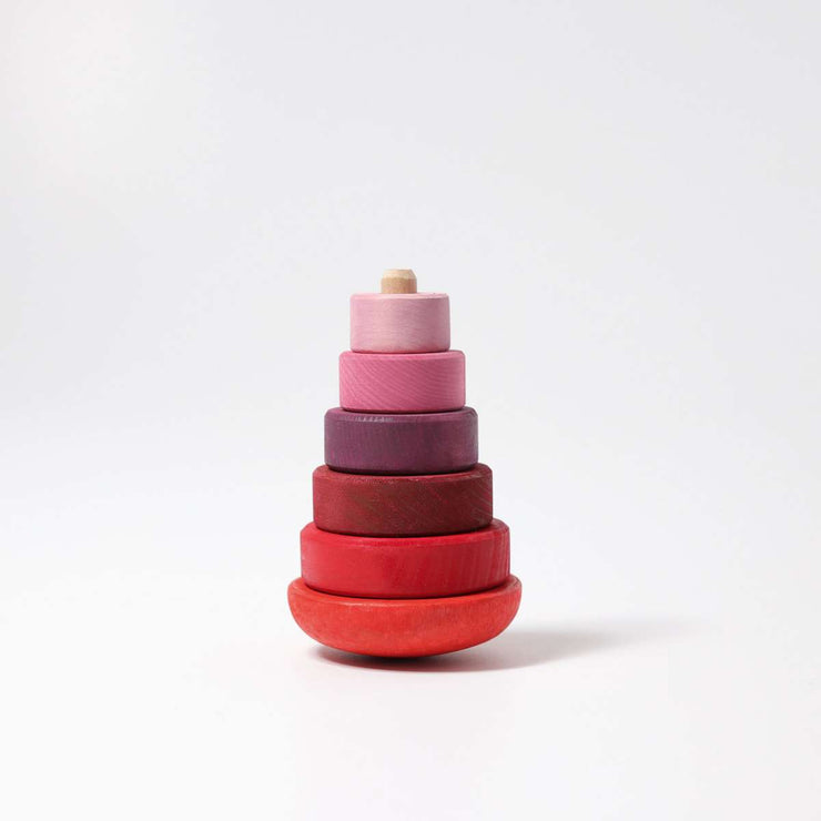 Small Pink Wobbly Stacking Tower