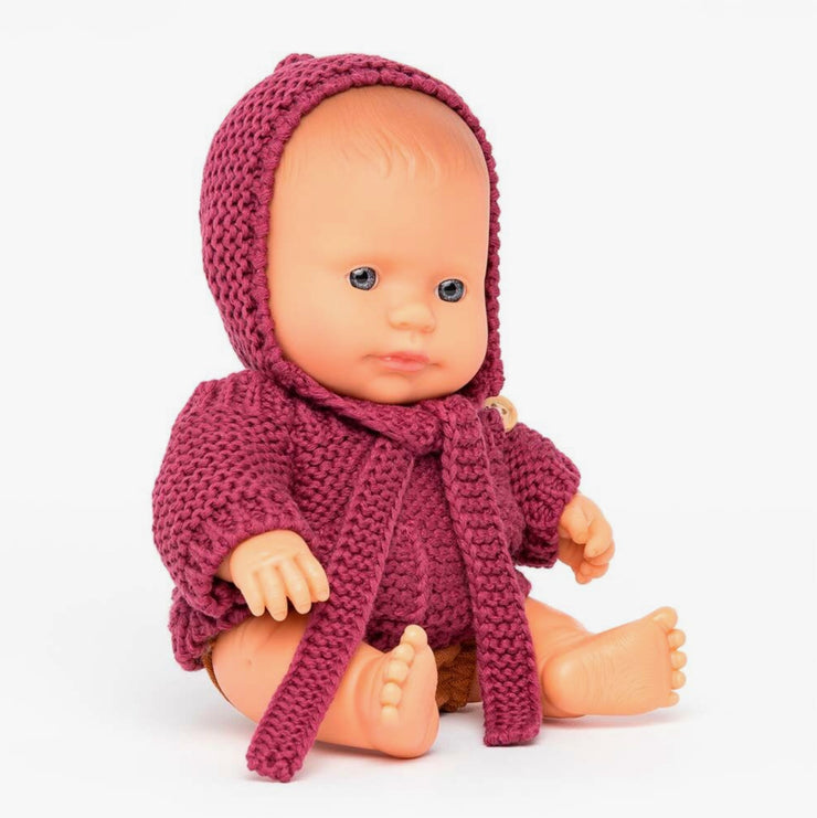 Caucasian Boy Doll with Clothing