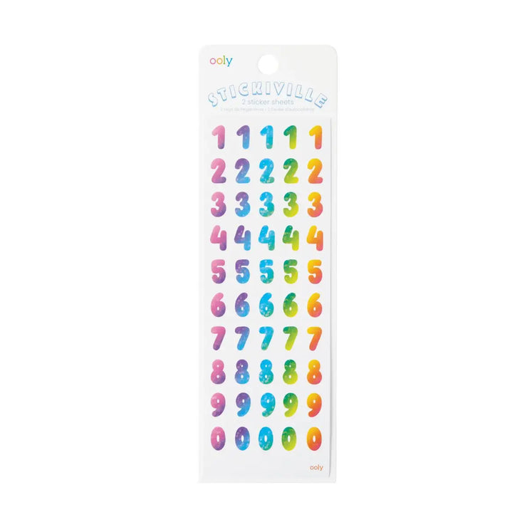Stickiville Rainbow Numbers