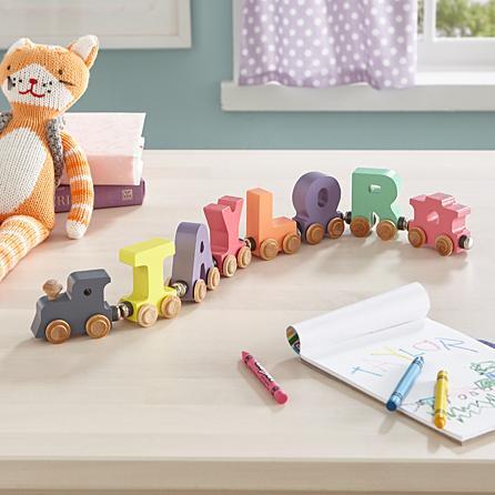 Nametrains Pastel Letters- Create your own train!