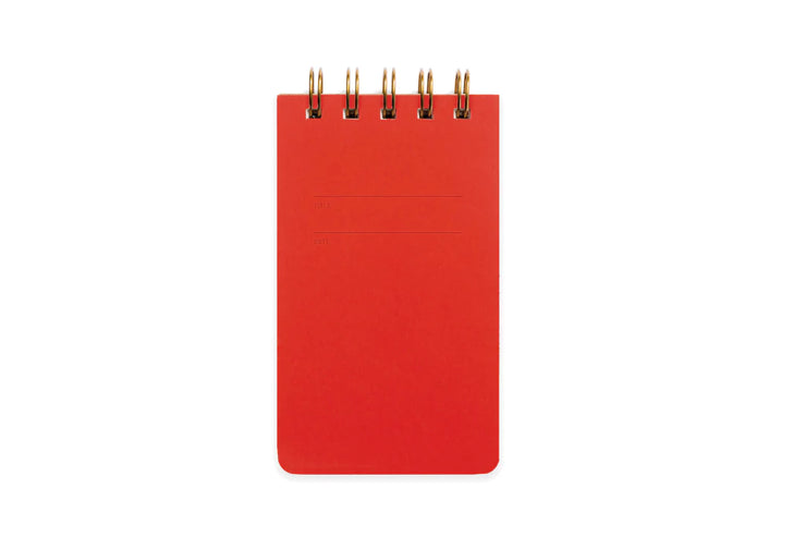 Warm Red Reporter Notebook