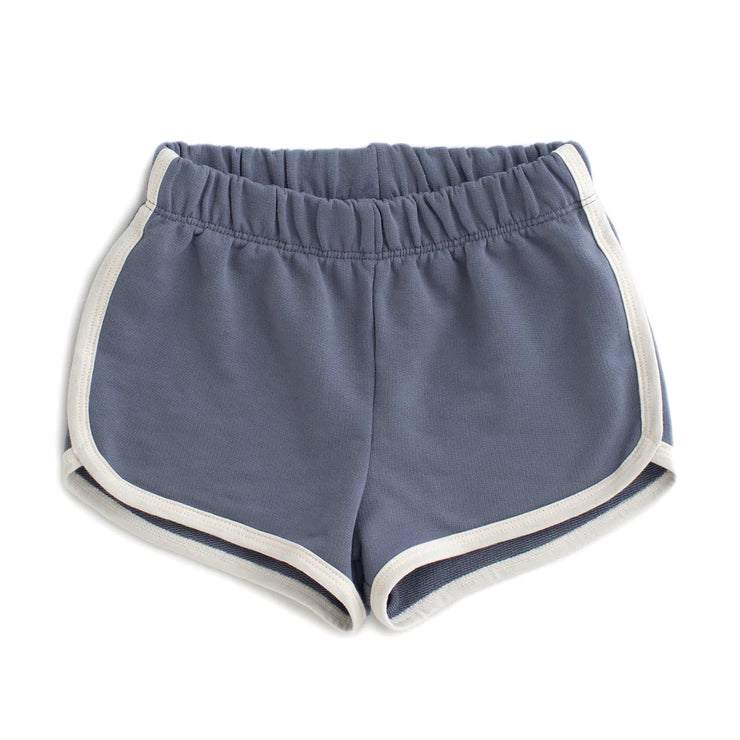 French Terry Short | Solid Slate Blue