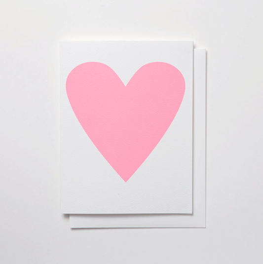 Pink Heart Card