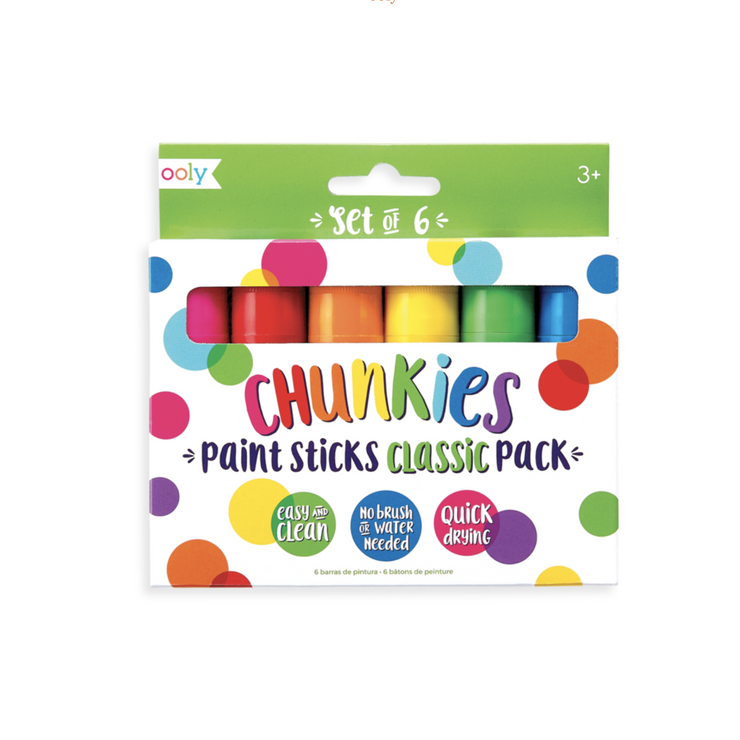 Chunkies 6 Pack of Paint Sticks