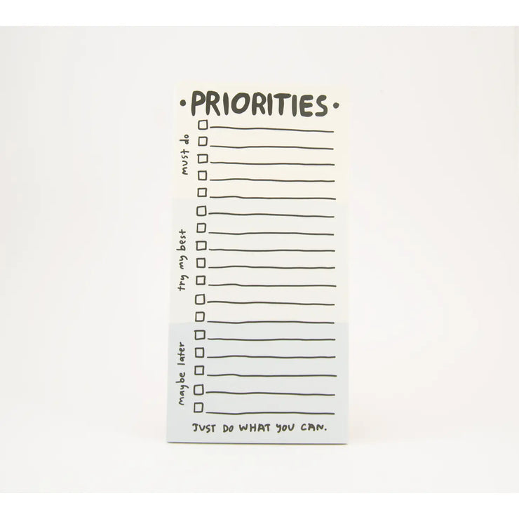 Priorities Notepad