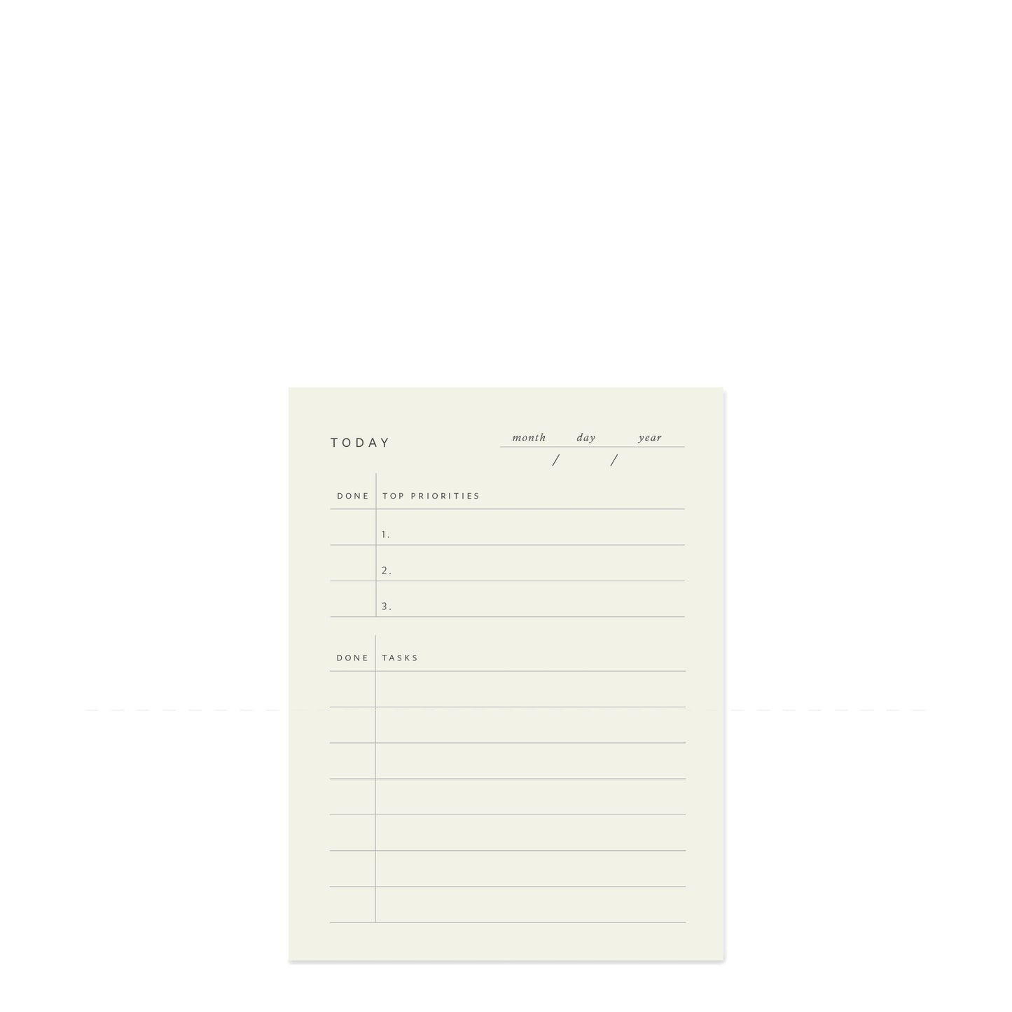 Today Block Notepad