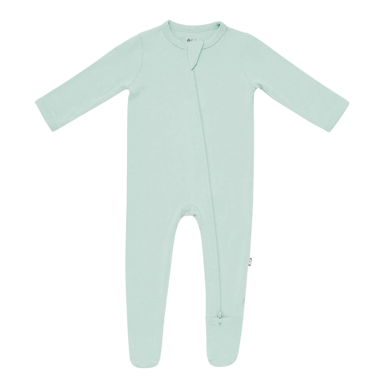 Zippered Footie in Sage